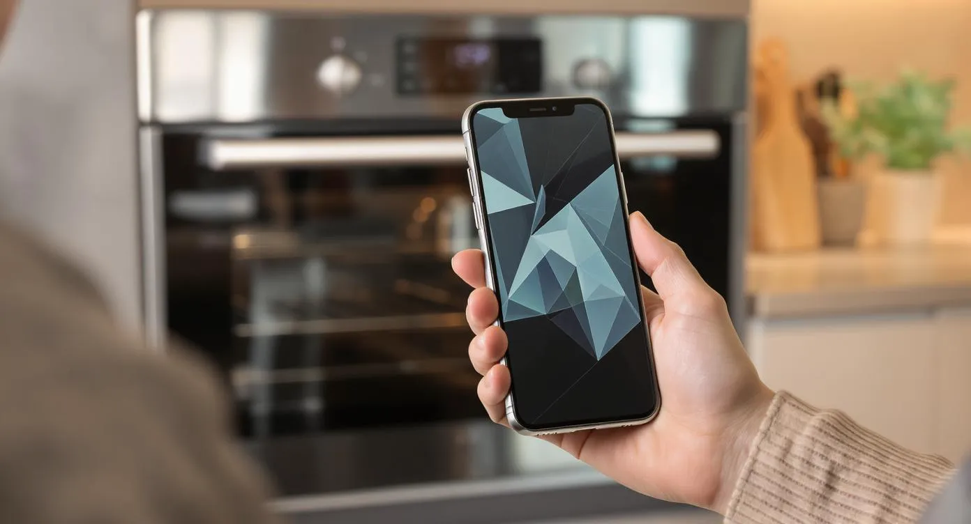 piekarnik i smartphone